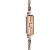 Buy Shop Tissot Lovely Square Lady Quartz Rose Gold Dial Rose Gold Mesh Bracelet Watch For Women - T058.109.33.456.00 USA Online