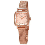 Buy Shop Tissot Lovely Square Lady Quartz Rose Gold Dial Rose Gold Mesh Bracelet Watch For Women - T058.109.33.456.00 USA Online