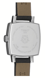 Buy Shop Tissot Lovely Square Quartz Diamonds Black Dial Black Leather Strap Watch For Women - T058.109.16.056.00 USA Online
