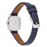 Buy Shop Tissot Lovely Square Silver Dial Blue Leather Strap Watch For Women - T058.109.16.031.00 USA Online