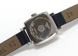Buy Shop Tissot Lovely Square Silver Dial Blue Leather Strap Watch For Women - T058.109.16.031.00 USA Online