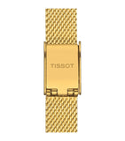 Buy Shop Tissot Lovely Square Silver Dial Gold Mesh Bracelet Watch For Women - T058.109.33.031.00 USA Online