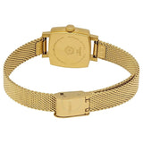 Buy Shop Tissot Lovely Square Silver Dial Gold Mesh Bracelet Watch For Women - T058.109.33.031.00 USA Online