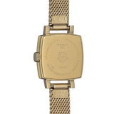 Buy Shop Tissot Lovely Square Silver Dial Gold Mesh Bracelet Watch For Women - T058.109.33.031.00 USA Online