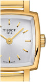 Buy Shop Tissot Lovely Square Silver Dial Gold Mesh Bracelet Watch For Women - T058.109.33.031.00 USA Online