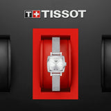 Buy Shop Tissot Lovely Square Silver Dial Silver Mesh Bracelet Watch For Women - T058.109.11.036.00 USA Online