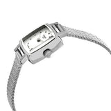 Buy Shop Tissot Lovely Square Silver Dial Silver Mesh Bracelet Watch For Women - T058.109.11.036.00 USA Online