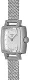 Buy Shop Tissot Lovely Square Silver Dial Silver Mesh Bracelet Watch For Women - T058.109.11.036.00 USA Online