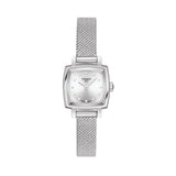 Buy Shop Tissot Lovely Square Silver Dial Silver Mesh Bracelet Watch For Women - T058.109.11.036.00 USA Online