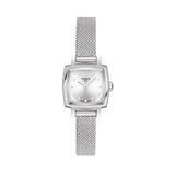 Buy Shop Tissot Lovely Square Silver Dial Silver Mesh Bracelet Watch For Women - T058.109.11.036.00 USA Online