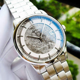 Buy Shop Tissot Luxury Powermatic 80 Anthracite Grey Dial Silver Steel Strap Watch For Men - T086.407.11.061.10 USA Online