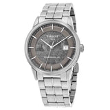 Buy Shop Tissot Luxury Powermatic 80 Anthracite Grey Dial Silver Steel Strap Watch For Men - T086.407.11.061.10 USA Online