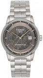 Buy Shop Tissot Luxury Powermatic 80 Anthracite Grey Dial Silver Steel Strap Watch For Men - T086.407.11.061.10 USA Online