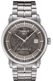 Buy Shop Tissot Luxury Powermatic 80 Anthracite Grey Dial Silver Steel Strap Watch For Men - T086.407.11.061.10 USA Online