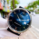 Buy Shop Tissot Luxury Powermatic 80 Black Dial Black Leather Strap Watch For Men - T086.407.16.057.00 USA Online