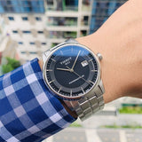 Buy Shop Tissot Luxury Powermatic 80 Black Dial Silver Steel Strap Watch For Men - T086.407.11.051.00 USA Online