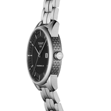 Buy Shop Tissot Luxury Powermatic 80 Black Dial Silver Steel Strap Watch For Men - T086.407.11.051.00 USA Online