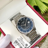 Buy Shop Tissot Luxury Powermatic 80 Black Dial Silver Steel Strap Watch for Men - T086.407.11.201.02 USA Online