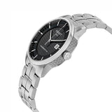 Buy Shop Tissot Luxury Powermatic 80 Black Dial Silver Steel Strap Watch for Men - T086.407.11.201.02 USA Online