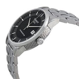 Buy Shop Tissot Luxury Powermatic 80 Black Dial Silver Steel Strap Watch for Men - T086.407.11.201.02 USA Online