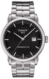 Buy Shop Tissot Luxury Powermatic 80 Black Dial Silver Steel Strap Watch for Men - T086.407.11.201.02 USA Online