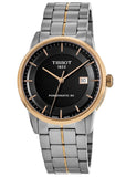 Buy Shop Tissot Luxury Powermatic 80 Black Dial Silver Steel Strap Watch For Men - T086.407.22.051.00 USA Online
