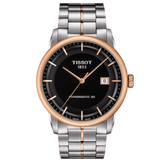 Buy Shop Tissot Luxury Powermatic 80 Black Dial Silver Steel Strap Watch For Men - T086.407.22.051.00 USA Online