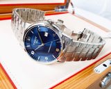 Buy Shop Tissot Luxury Powermatic 80 Blue Dial Silver Steel Strap Watch For Men - T086.407.11.047.00 USA Online