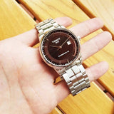 Buy Shop Tissot Luxury Powermatic 80 Brown Dial Silver Steel Strap Watch For Men - T086.407.11.291.00 USA Online