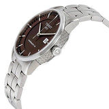 Buy Shop Tissot Luxury Powermatic 80 Brown Dial Silver Steel Strap Watch For Men - T086.407.11.291.00 USA Online