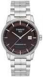 Buy Shop Tissot Luxury Powermatic 80 Brown Dial Silver Steel Strap Watch For Men - T086.407.11.291.00 USA Online
