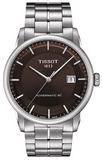 Buy Shop Tissot Luxury Powermatic 80 Brown Dial Silver Steel Strap Watch For Men - T086.407.11.291.00 USA Online