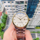 Buy Shop Tissot Luxury Powermatic 80 Gold Dial Silver Steel Strap Watch For Men - T086.407.22.261.00 USA Online