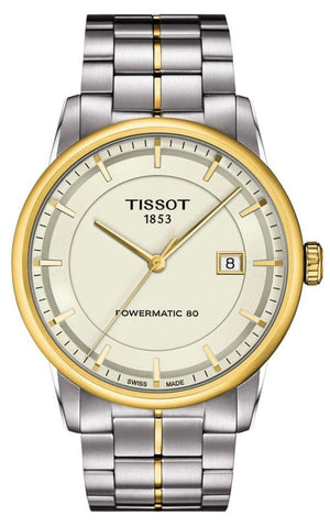 Buy Shop Tissot Luxury Powermatic 80 Gold Dial Silver Steel Strap Watch For Men - T086.407.22.261.00 USA Online