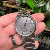 Buy Shop Tissot Luxury Powermatic 80 Grey Dial Silver Steel Strap Watch for Men - T086.407.11.061.00 USA Online