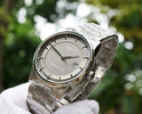 Buy Shop Tissot Luxury Powermatic 80 Grey Dial Silver Steel Strap Watch for Men - T086.407.11.061.00 USA Online