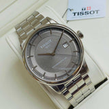 Buy Shop Tissot Luxury Powermatic 80 Grey Dial Silver Steel Strap Watch for Men - T086.407.11.061.00 USA Online