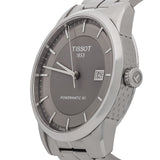 Buy Shop Tissot Luxury Powermatic 80 Grey Dial Silver Steel Strap Watch for Men - T086.407.11.061.00 USA Online