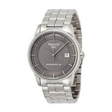Buy Shop Tissot Luxury Powermatic 80 Grey Dial Silver Steel Strap Watch for Men - T086.407.11.061.00 USA Online