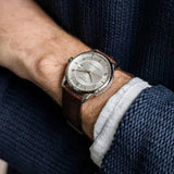 Buy Shop Tissot Luxury Powermatic 80 Silver Dial Brown Leather Strap Watch For Men - T086.407.16.037.00 USA Online