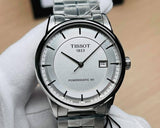 Buy Shop Tissot Luxury Powermatic 80 Silver Dial Silver Steel Strap Watch For Men - T086.407.11.031.00 USA Online