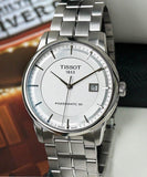 Buy Shop Tissot Luxury Powermatic 80 Silver Dial Silver Steel Strap Watch For Men - T086.407.11.031.00 USA Online