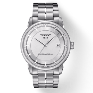 Buy Shop Tissot Luxury Powermatic 80 Silver Dial Silver Steel Strap Watch For Men - T086.407.11.031.00 USA Online