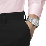 Buy Shop Tissot Luxury Powermatic 80 Silver Dial Silver Steel Strap Watch For Men - T086.407.11.037.00 USA Online