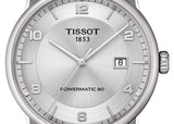 Buy Shop Tissot Luxury Powermatic 80 Silver Dial Silver Steel Strap Watch For Men - T086.407.11.037.00 USA Online