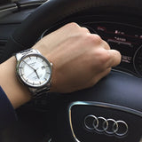 Buy Shop Tissot Luxury Powermatic 80 Silver Dial Silver Steel Strap Watch For Men - T086.408.11.031.00 USA Online