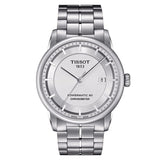 Buy Shop Tissot Luxury Powermatic 80 Silver Dial Silver Steel Strap Watch For Men - T086.408.11.031.00 USA Online
