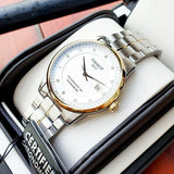 Buy Shop Tissot Luxury Powermatic 80 Silver Dial Silver Steel Strap Watch For Men - T086.408.22.036.00 USA Online