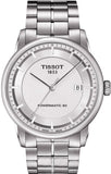 Buy Shop Tissot Luxury Powermatic 80 Silver Dial Silver Steel Strap Watch For Men - T086.407.11.037.00 USA Online