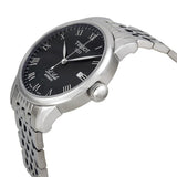 Buy Shop Tissot Le Locle Automatic Black Dial Silver Steel Strap Watch For Men - T41.1.483.53 USA Online